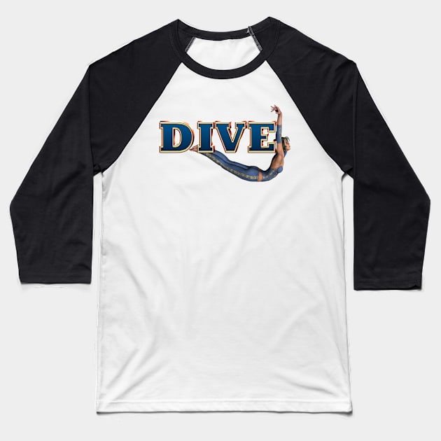 Dive Baseball T-Shirt by teepossible